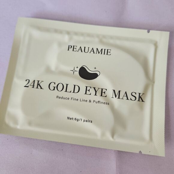 Peauamie 24K Gold, Rose, and Hyaluronic Acid Eye Mask Bundle 3 Each 9 Total - Picture 7 of 9